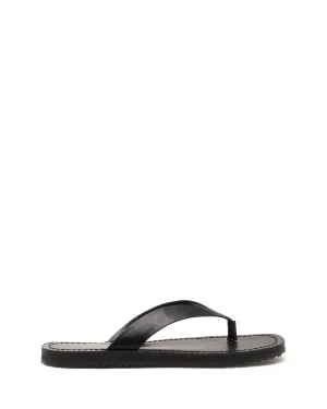 Undone Thong Sandal Black