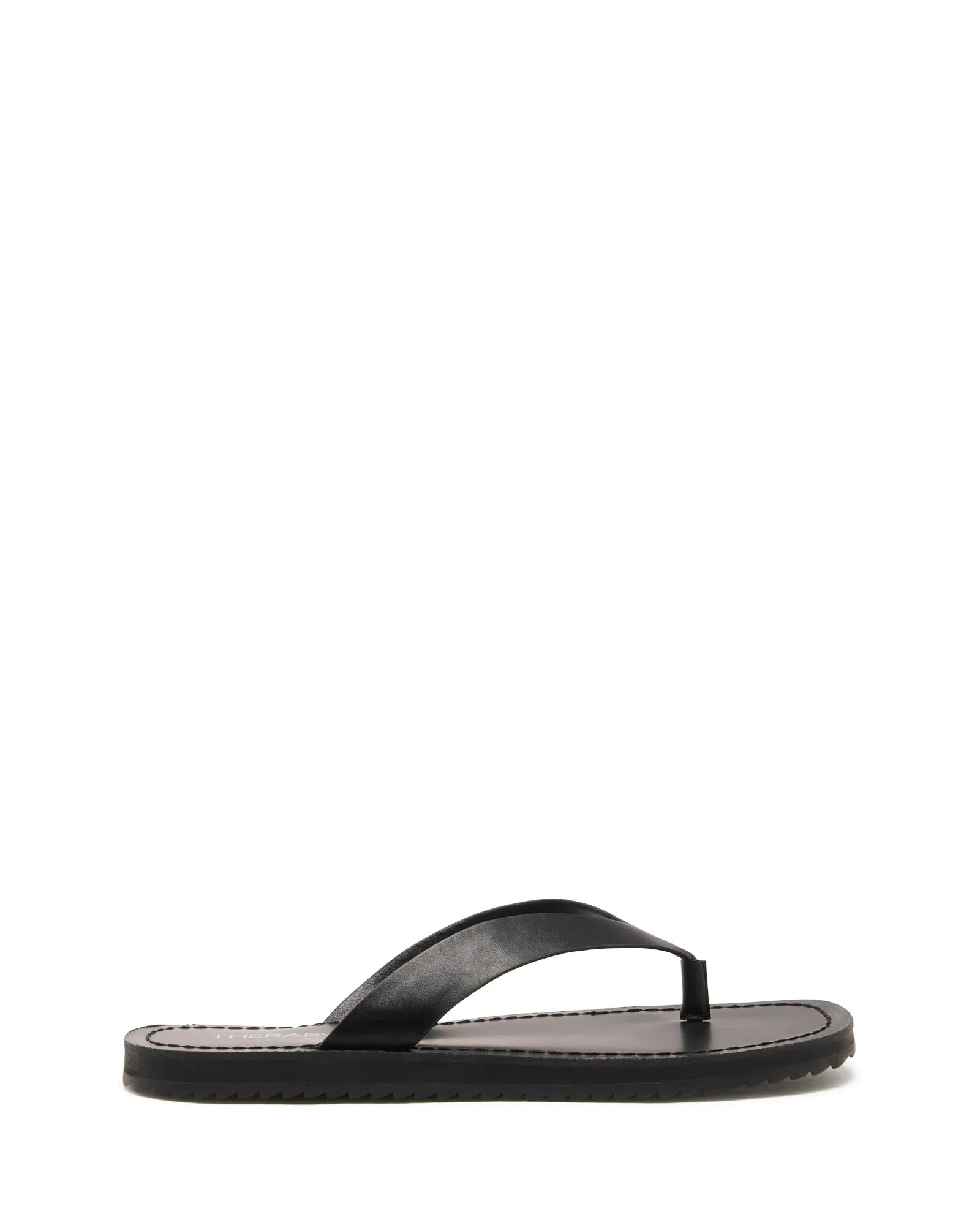 Undone Thong Sandal Black
