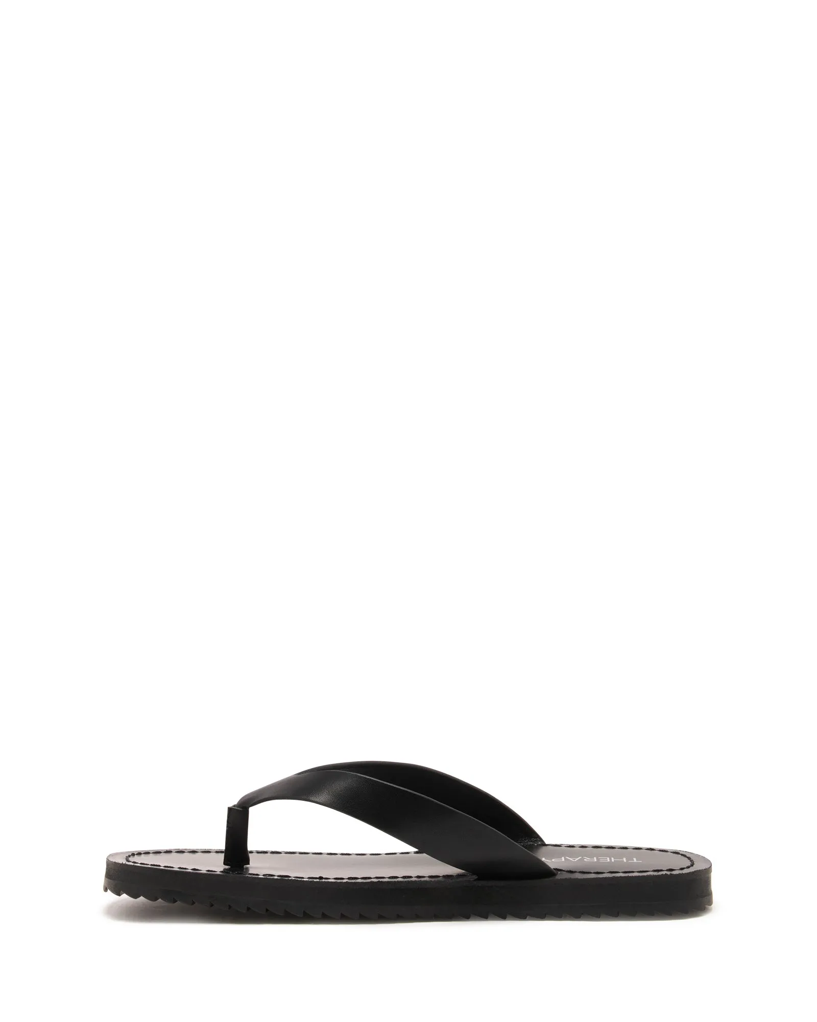 Undone Thong Sandal Black