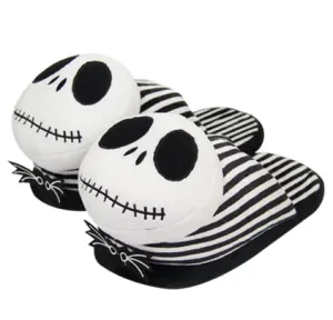 Winter Plush Jack Skellington Slippers