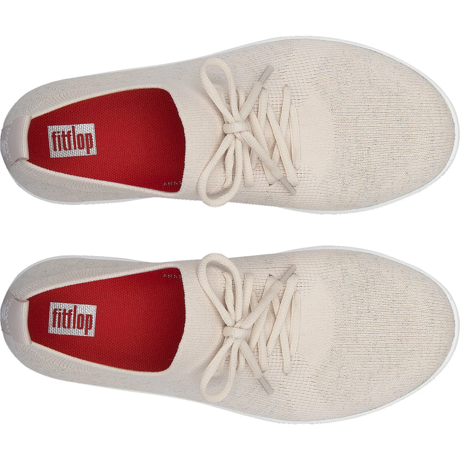 Women's FitFlop F-Sporty Uberknit Sneakers Stone Nylon