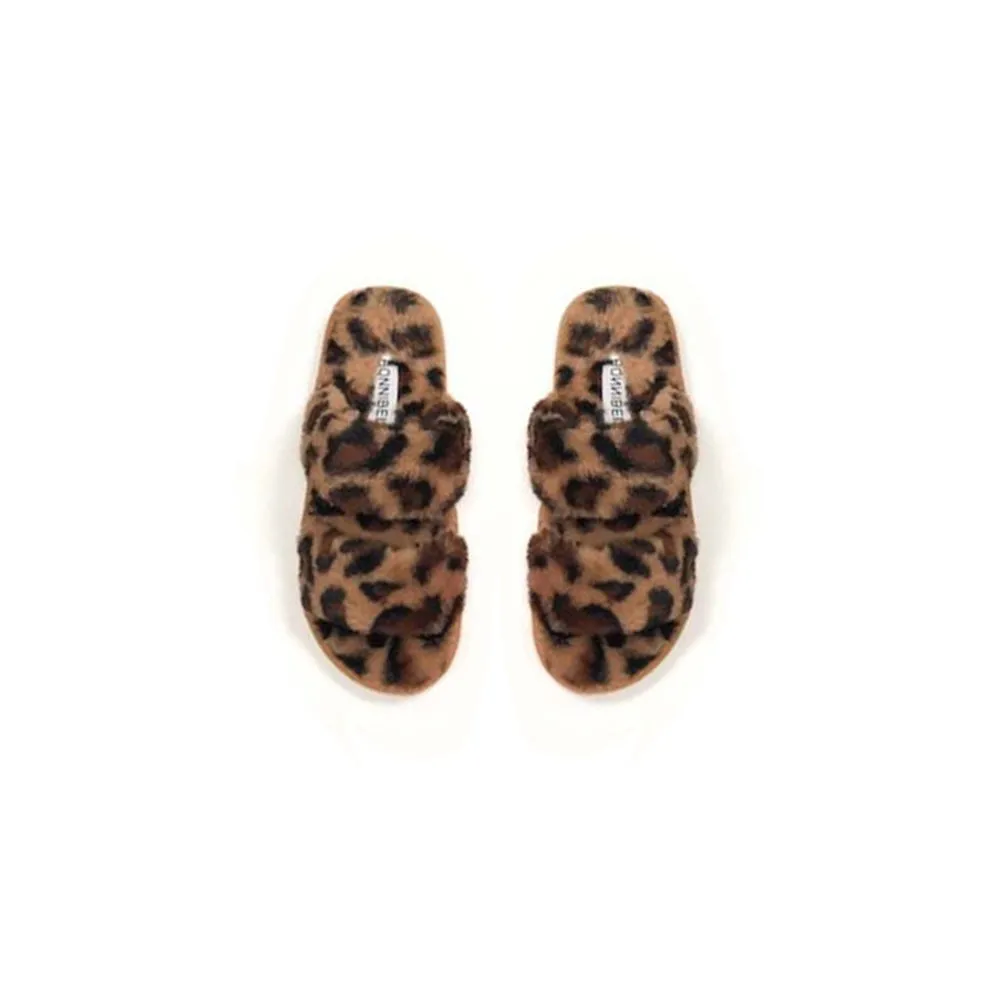 Womens Slippers Faux Fur Comfortable Soft Plush Casual Warm Indoor House Shoes
