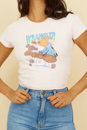 WRANGLER Baby Rib Tee Shroom