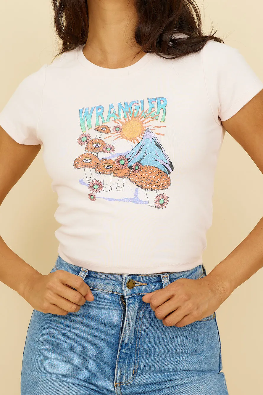 WRANGLER Baby Rib Tee Shroom